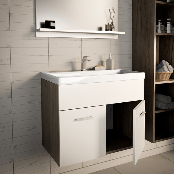 Mobile Sottolavabo Krildihana a 2 Ante con Lavabo 61 x 40 x 50 cm - Vari Colori [en.casa]
