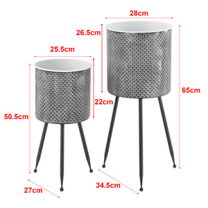 Porta piante Courcelles set da 2 in vari colori en.casa