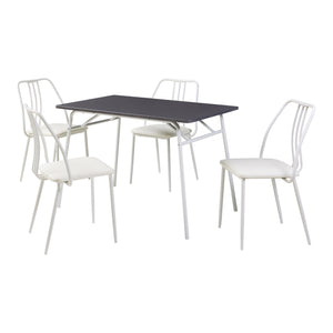 Gruppo da pranzo Omso 5 pz. [en.casa]