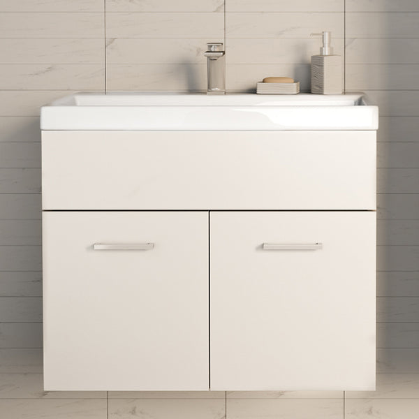 Mobile Sottolavabo Krildihana a 2 Ante con Lavabo 61 x 40 x 50 cm - Vari Colori [en.casa]