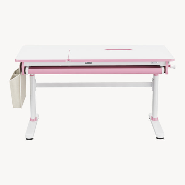 Scrivania Kuosa per Cameretta Regolabile in Altezza con Piano 120 x 60 cm e Cassetto - Vari Colori [en.casa]