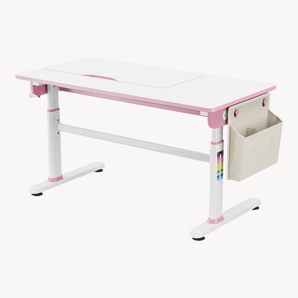 Scrivania Kuosa per Cameretta Regolabile in Altezza con Piano 120 x 60 cm e Cassetto - Vari Colori [en.casa]