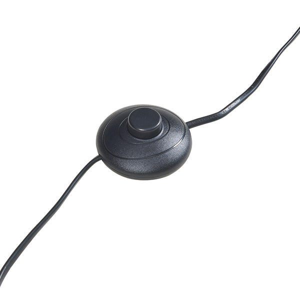 Lampada da Terra Appledore con Paralume a Cono Piatto Pieghettato lux.pro