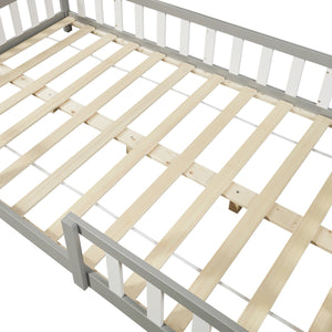 Lettino per bambini Sisimiut con materasso [en.casa]