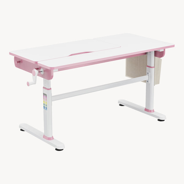 Scrivania Kuosa per Cameretta Regolabile in Altezza con Piano 120 x 60 cm e Cassetto - Vari Colori [en.casa]