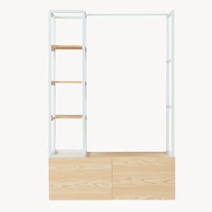 Armadio Aperto Egmating per Guardaroba 180 x 120 x 40 cm - Vari Colori [en.casa]