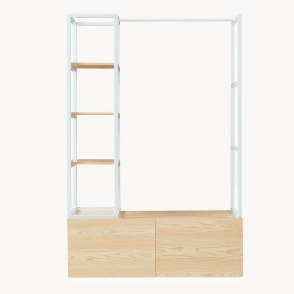 Armadio Aperto Egmating per Guardaroba 180 x 120 x 40 cm - Vari Colori [en.casa]