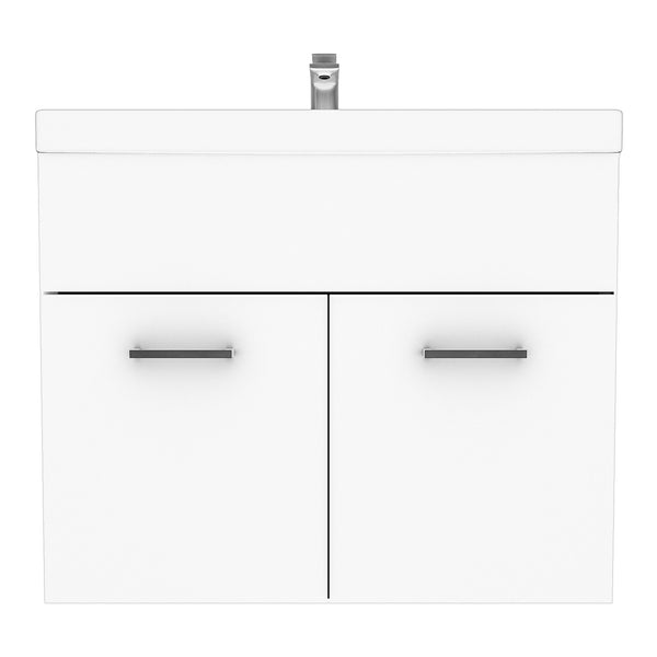 Mobile Sottolavabo Krildihana a 2 Ante con Lavabo 61 x 40 x 50 cm - Vari Colori [en.casa]