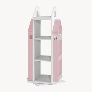 Scaffale Girevole Vipsali per Cameretta Design Casetta 108x40x40 cm [en.casa]