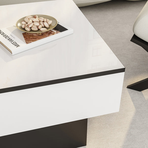 Tavolino da caffè allungabile Lens [en.casa]