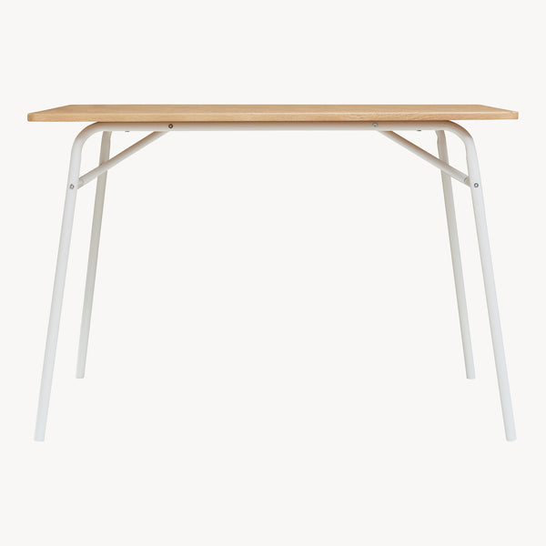 Set da Pranzo Omso Tavolo 110x70 cm e 4 Sedie Imbottite [en.casa]
