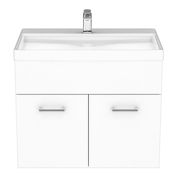 Mobile Sottolavabo Krildihana a 2 Ante con Lavabo 61 x 40 x 50 cm - Vari Colori [en.casa]