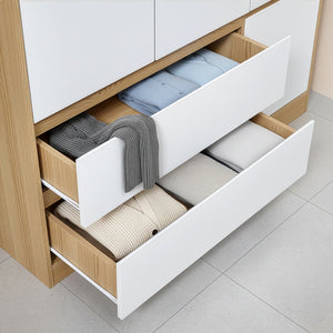 Armadio Guardaroba Bastheim per Camera da Letto - Vari Modelli - Effetto Rovere [en.casa] 