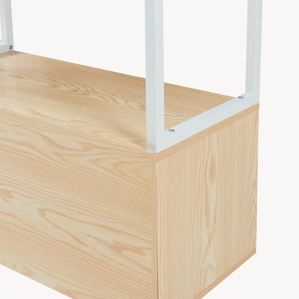 Armadio Aperto Egmating per Guardaroba 180 x 120 x 40 cm - Vari Colori [en.casa]