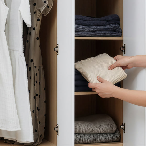 Armadio Guardaroba Bastheim per Camera da Letto - Vari Modelli - Effetto Rovere [en.casa] 