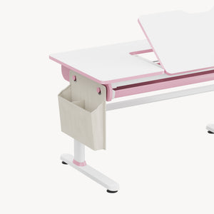 Scrivania Kuosa per Cameretta Regolabile in Altezza con Piano 120 x 60 cm e Cassetto - Vari Colori [en.casa]