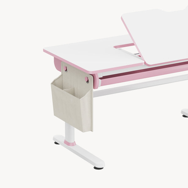 Scrivania Kuosa per Cameretta Regolabile in Altezza con Piano 120 x 60 cm e Cassetto - Vari Colori [en.casa]