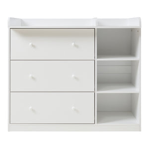 Cassettiera Beldinupp con Piano Fasciatoio Rimovibile 93 x 110 x 55 cm - Vari Colori [en.casa]