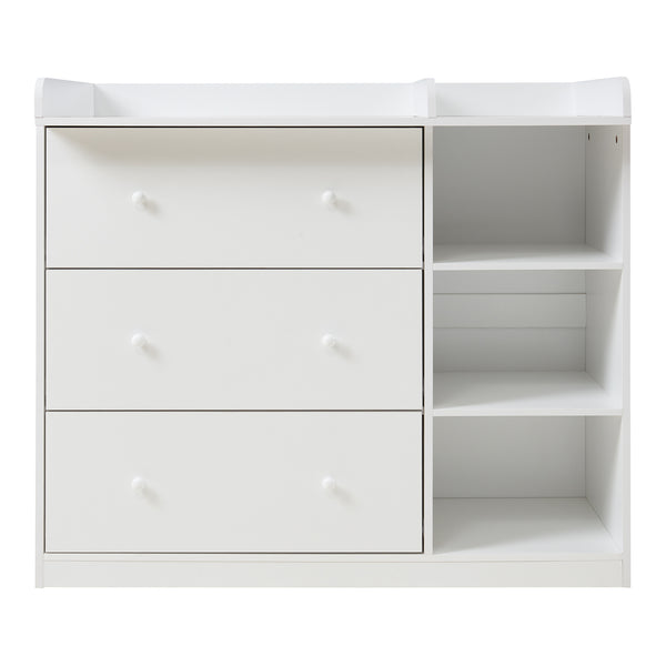 Cassettiera Beldinupp con Piano Fasciatoio Rimovibile 93 x 110 x 55 cm - Vari Colori [en.casa]