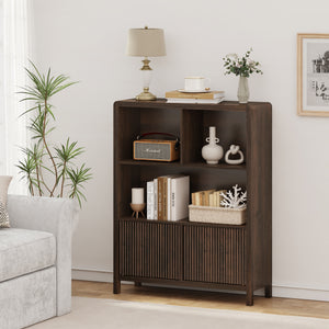 Credenza Bassa Lukkodso con Ante e Vani Aperti [en.casa]
