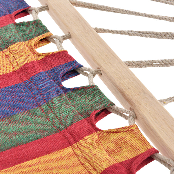 [casa.pro] Amaca da Giardino, Lettino Sospeso con Tessuto Traspirante e Travi - Vari colori e modelli