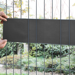 Set di 4 Striscie Frangivista in PVC 'Jesteburg' per Coprire Recinzione di Rete (26,6 m²) Schermatura Protezione Privacy, Frangivento - Vari Colori [en.casa]