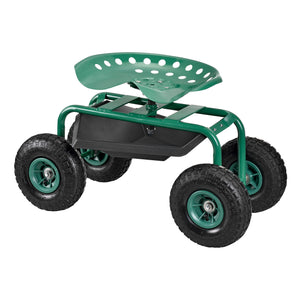 Sedile da giardino mobile fino a 135 kg Verde pro.tec