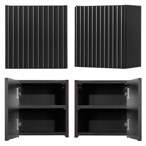 Armadietto Pensile da Bagno NEWPORT con Anta Reversibile [en.casa]