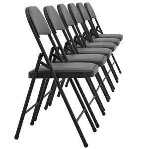 Sedia da conferenza set da 6 in similpelle in diversi colori [pro.tec] - premiumXL