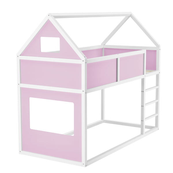 Letto a soppalco Quedlinburg per bambini 90x200 cm in diversi colori [en.casa]