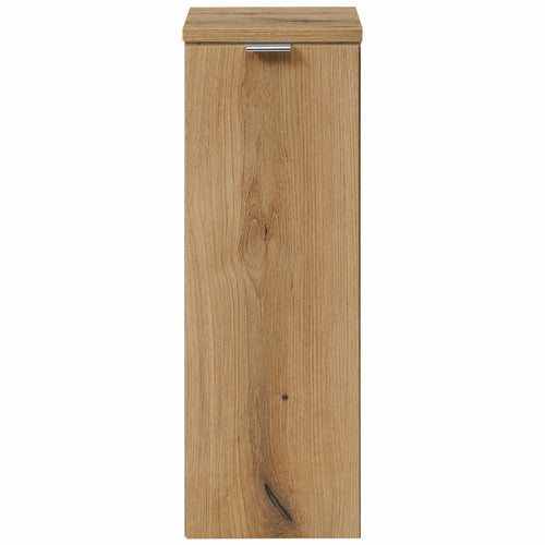 Mobile Pensile da Bagno NEWPORT con Anta e Ripiano - Effetto Rovere [en.casa]
