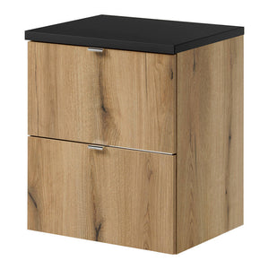 Mobile Sottolavabo NEWPORT da Parete a 2 Cassetti [en.casa]