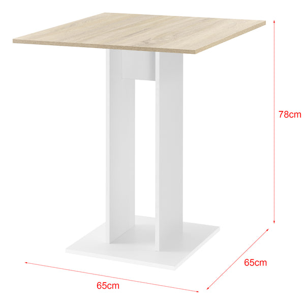 Tavolo Quadrato Lindesnes da Cucina Pranzo Bar 65 x 65 x 78 cm - Vari Colori [en.casa]