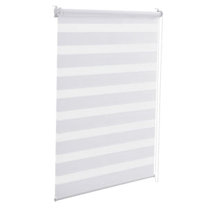 [neu.holz] Tenda a rullo zebra Duo rullo doppio [9 grandezze][3 colori] preotezione sole e luce - senza trapanazione
